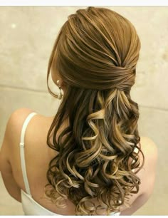 Mother Of The Groom Hairstyles, Half Up Wedding Hair, Guest Hair, Quince Hairstyles, Instagram Image