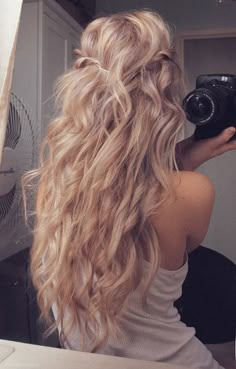 Blonde Hair Color Levels 7-9 Fishtail Braid, Rainbow Bright, Bohol, Pastel Hair, Hair Envy, Pretty Hair, Great Hair, Hair Stuff, Hair Dos