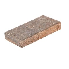 a close up of a brick on a white background