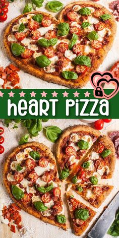 Heart shaped pizza recipe