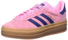 PRICES MAY VARY. Rubber sole Stylish Athletic Shoes, European Clothes, Adidas Gazelle Bold, Gymnastics Shoes, Gazelle Bold, Bold Shoes, Comfy Sneakers, Sports Outfit, Adidas Shoes Women