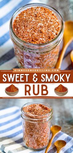 This easy dry rub recipe is a perfect addition to your resume of best homemade dry rub recipes! Learn how to make this easy sweet and smoky rub recipe and enjoy a flavorful grilled pork, chicken and more! A must-have in your pantry! Smoked Chicken Rub Recipe, Sweet And Smokey Dry Rub, Smoked Chicken Dry Rub Recipe, Rub For Smoked Chicken, Smoked Pork Loin Rub, Grilled Chicken Rub, Smoked Chicken Rub, Chicken Rub Recipes, Beef Rub