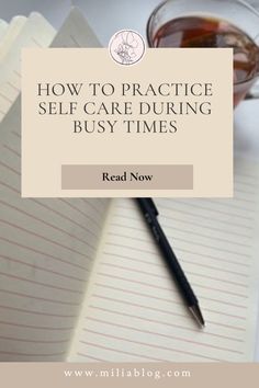 How To Practice Self Care During Busy Times: From journaling and sipping tea to reading a book or taking a nature walk, these self-care tips help you relax and recharge. Try dancing to your favorite song, meditating, or cooking a comforting meal to prioritize your well-being, even on the busiest days. Practice Self Care, Feel Good Books, Sipping Tea, Low Intensity Workout, Nature Walk, Reading A Book, Favorite Song, Walking In Nature