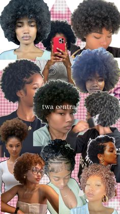 twa afro Beautiful Black Hair, Short Afro, Afro Hairstyles, Hair Goals, Hair Inspo, Black Hair, Braided Hairstyles, Braids, Hair Cuts