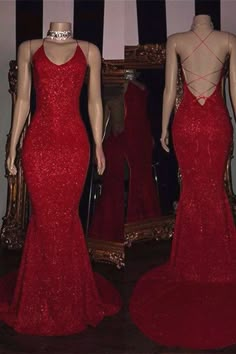 Prom Dresses Chicago Sequin Prom Dresses Mermaid, Prom Dresses Custom, Red Mermaid Prom Dress, Gaun Koktail, Prom Dresses Mermaid, Red Prom Dresses, Lace Prom Dresses, Red Mermaid, Classy Prom Dresses