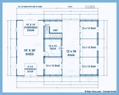 the floor plan for a two story house with an attached garage and living room area