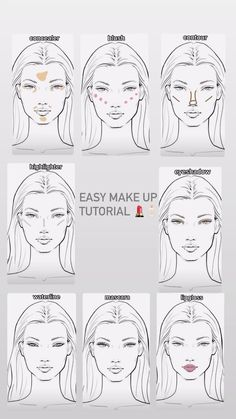 Different Beauty, Night Beauty Routine, Preppy Makeup, Makeup Charts, Eye Makeup Images