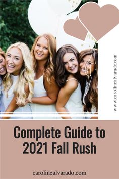 the complete guide to 2021 fall rush