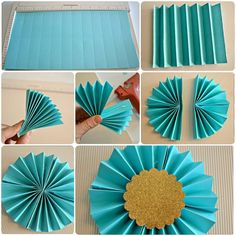 how to make paper fans out of construction paper - step by step instructions on how to make them