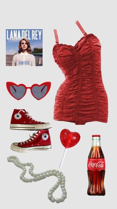 #lanadelreyvinyl #fitspo #vintage #coquette Cherry Core Outfits, Salami Aesthetic, Born To Die Aesthetic Outfit, Vintage Americana Aesthetic Outfit, Born To Die Outfit, Vintage Americana Outfits, Vintage Americana Coquette, American Coquette, Lana Concert