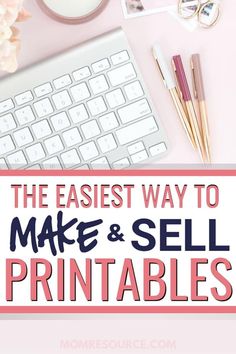 the easyest way to make and sell printables for your blog or website