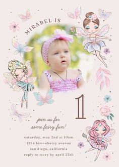 Fairy bash frame - invitación de cumpleaños  #invitations #printable #diy #template #birthday #party 1 St Birthday Invitation Card, Fairy Party Invitations, Birthday Invitation Design, Frame Birthday, Butterfly Birthday Cards, Invitation Frames