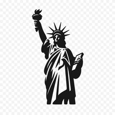 the statue of liberty holding a bird in her hand clipart, hd png