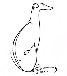 a black and white drawing of a duck