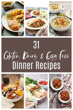 Egg Free Dinner Recipes, Gluten Free Dinner Recipes, Making Dinner, Soy Free Recipes, Nut Free Recipes