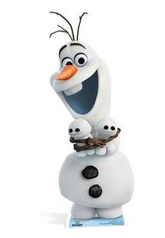 the character from disney's frozen world is posed in front of a white background