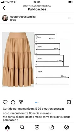 a skirt with ruffles on the bottom