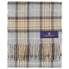 Prince of Scots Merino Lambswool Tartan Scarf (McKellar) Sherlock Scarf, Mermaid Hat, Cashmere Winter Scarf, Mens Cashmere Scarf, Luxurious Life, Interior Textiles, Tartan Scarf, Luxury Scarves, Textile Logo