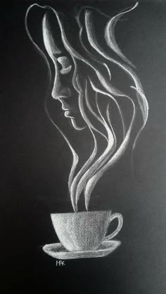 White Chalk Drawings Black Paper, White Pencil Drawing On Black Paper, White Drawing On Black Paper, Black Paper Drawing Ideas Easy, Black And White Drawing Ideas, Lined Paper Art, Black Background Drawing