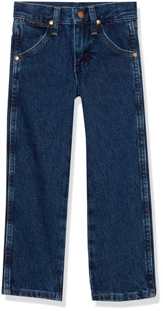 PRICES MAY VARY. ORIGINAL FIT. Made for junior cowboys, this regular fit cowboy cut jean has an authentic design with a regular fit through the seat and thigh. Constructed with a leg opening that will fit perfectly over that favorite pair of boots, this western denim essential can handle it all. CLASSIC COWBOY JEAN. Just like dad's, this classic boys' cowboy cut jean is the Official ProRodeo Competition jean. This durable western denim essential is built tough, and offers added comfort through a Rodeo Events, Classic Cowboy, Buy Clothes Online, Denim Essentials, Style Comfortable, Cowboy Style, Barrel Racing, Authentic Design, Boys Jeans