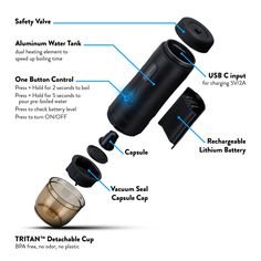 the parts of an electronic device are shown in this diagram, including batteries and other components