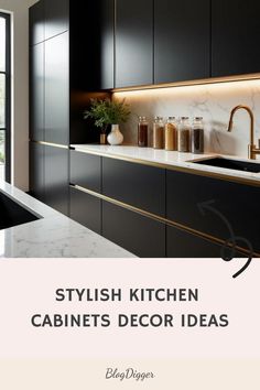 Stylish Kitchen Cabinets Decor Ideas Kitchen Cabinets Decor Ideas, Creative Backsplash, Maximize Storage, Kitchen Cabinets Decor, Trends For 2024