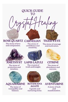 This guide is included free with every order purchased. Crystal Meanings, Witchy Vibes, Quick Guide, Crystal Grid, Lapis Lazuli, Crystal Healing, Rose Quartz, Unique Jewellery, United Kingdom