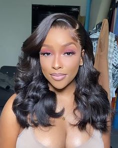 Bodywave Lacefront Wig, Lacefront Wig, Black Wedding Hairstyles, Frontal Wig Hairstyles, Racun Shopee, Glueless Wig, Body Wave Wig, Elastic Belt, Front Lace Wigs Human Hair