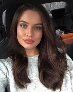 Brunette Ombre, Makeup Tip, 4c Hair, Lip Hair, No Makeup, Hair Envy, Brown Hair Colors, Brunette Hair, Brunette Hair Color