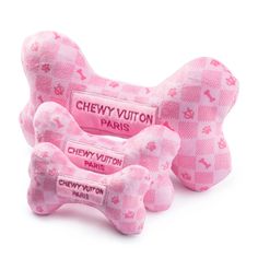 two pink chewy - vuitoon paris bone toys