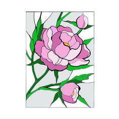 You can create a beautiful peony flower window panel/hanging using this design. This is a digital pattern for your stained glass projects. WHAT YOU'LL GET: 1) a scale color jpg file 2) a black and white jpg file to color by number PRINTING: If you need a larger or a smaller scale, change the pattern size on your computer while printing. COMMERCIAL USE: You are welcome to use this pattern commercially in your projects, but you are NOT allowed to resell or share the original PDF file - only the fi Stained Glass Peony, Stained Glass Flowers Patterns, Flowers Stained Glass, Stained Glass Flower, Stained Glass Window Panel, Stained Glass Pattern, Flower Window, Stained Glass Flowers, Glass Diy