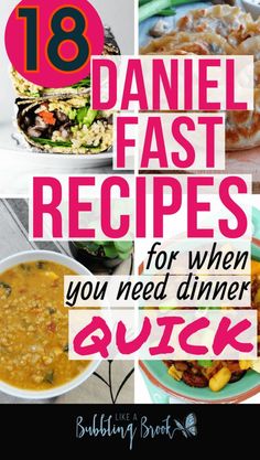 Easy Daniel Fast Recipes, Daniel Diet Recipes, Daniel Fast Snacks, Daniel Fast Food List, 21 Day Daniel Fast, Daniel Fast Diet, Fast Food List, Daniel Fast Meal Plan, 21 Day Fast