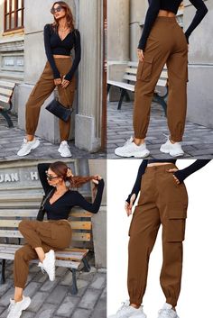 Cinched Cargo Pants Outfit, Styling Pants Women, Cargo For Women, Tour Dress For Women, Pocket Pants Outfits, Hiking Cargo Pants Women, Tops For Cargo Pants Women, How To Dress Cargo Pants, Tops For Cargo Pants