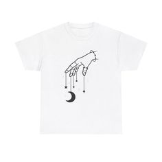 Celestial Hand T-Shirt - spiritual divine magic moon stars cute gift women art | eBay Divine Magic, Magic Moon, Women Art, Moon Stars, Trendy Style, Cute Gift, Stars And Moon, Female Art, Cute Gifts