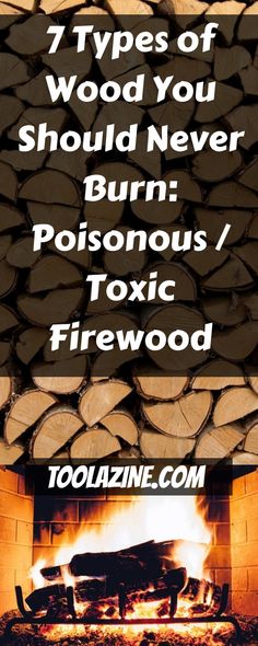 7 Types of Wood You Should Never Burn: Poisonous / Toxic Firewood | Toolazine Firewood Storage Outdoor, Prepper Ideas, Off Grid Survival, Fire Wood, Survival Skills Life Hacks, Firewood Storage, Survival Life Hacks, Bushcraft Camping, Survival Techniques