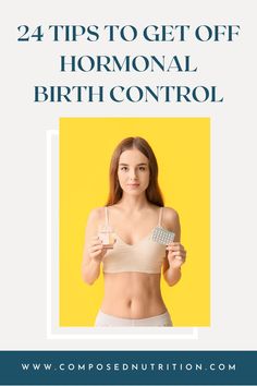 In this post you’ll learn about the best ways to stop the pill to get off of hormonal birth control! You’ll find tips on diet, foods, supplements, lifestyle, and supporting your body to stop birth control without major symptoms. Find more hormone, period, fertility and birth control tips at composednutrition.com.