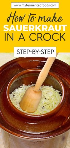 how to make sauerkraut in a crock