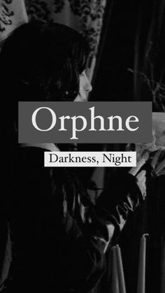 Orphne Nicknames- Orphie, Neny, Orph, Phee Meaning-Darkness, Night Orgin- Greek mythology nymph of the underworld, mother of Askalaphos by the river-god #nicknames #names #prettynames #babygirlsnames #girlsnames #booknames #characternames #aestheticnames #fantasyaesthetic #fantasynames #powerfulcharacters #meaning #darkfantasy #darkfantasynames Greek Names And Meanings, Names Meaning, Definition Quotes, Meaningful Names, Writing Prompts For Writers, Aesthetic Names