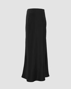 Details: Maxi skirt with satin-fabric designSkirt Length: LongMaterials:90% Polyester + 10% Spandex Satin Stretch Midi Skirt, Stretch Satin Midi Skirt, Solid Full-length Party Skirt, Stretch Satin Flared Skirt Bottoms, Stretch Satin Skirt, Flared Lined Skirt For Date Night, Formal Long Flowy Pencil Skirt, Formal Long Lined Skirt, Black Draped Midi Skirt For Evening