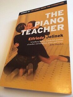 the piano teacher by effirde jeannek book on white table top