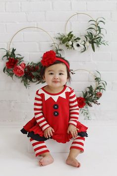 Deck the Halls in this darling little Elf dress outfit. This outfit is super soft and perfect for celebrating the Most Wonderful Time Of Year! Elf Dress, Deck The Halls, Dress Outfit, Wonderful Time, Set Dress, Elf, Harajuku, Lemon, Dress Outfits