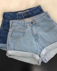 Short Jeans Aesthetic, Short Aesthetic, Shorts Jeans, Really Cute Outfits, Teenage Fashion Outfits, Dream Clothes, Cute Casual Outfits