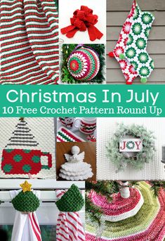 christmas in july crochet patterns round up