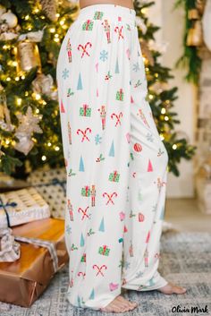 Olivia Mark - Festive Flannel Pajamas Blue Zones, Christmas Pjs, Holiday Prints, Christmas Print, Plus Size Maxi Dresses, Christmas Snowflakes, Chunky Knits Sweater, Lounge Set, Christmas Pajamas