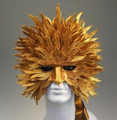 Sun King Mask OUT-OF-STOCK/MADE-TO-ORDER: Please message me before purchasing this mask. Let me recreated it and send photos before you buy so you can see exactly what you're getting (it's not possible to reproduce a new mask that's exactly identical to the one pictured). When you convo me, I'll let you know my current lead time and place you in the commissions queue, then contact you when I start the mask to confirm you are still interested. Please be prepared to pay upon invoice. Commissions t Grimms Fairytales, King Mask, Moon Mask, The Sun King, Ancient Greek Pottery, Sun King, Dragon Mask, Theatre Masks, Greek Pottery