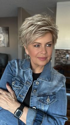 Short Silver Hair, Short Hairstyles For Thick Hair