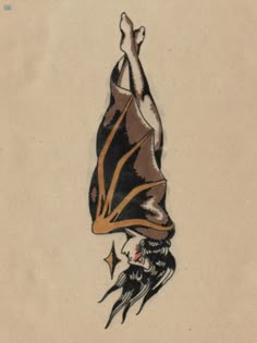 a drawing of a woman's head with her hands up in the air and one hand above her head