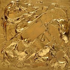 the texture of gold paint is shown in this image