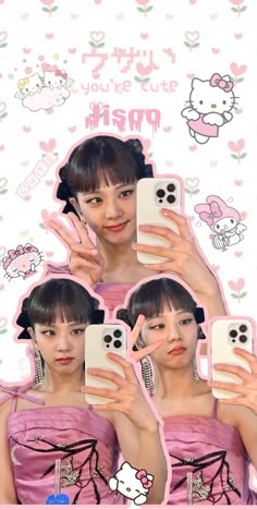 Jisso Wallpaper Cute, Blackpink Jisoo Wallpaper Cute, Black Pink Jisoo Wallpaper, Jisoo With Hello Kitty, Jisoo Phone Wallpaper, Pink Wallpaper Ipad, Blink Book, Baby Blue Aesthetic, Canvas Learning