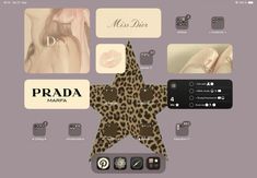 an image of a star surrounded by pictures and text that reads prada marpa